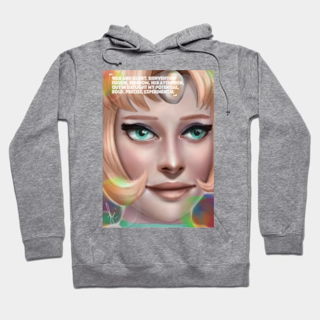 Pearl Portrait Hoodie by Romeow